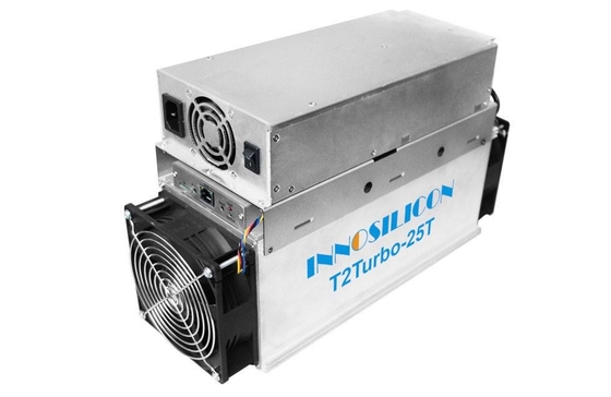1550W χρησιμοποιημένος ανθρακωρύχος Innosilicon T2T-25T Bitcoin για BTC/τη BCH