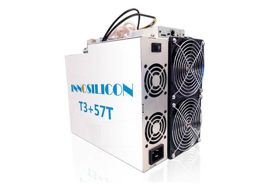 Χρησιμοποιημένη Innosilicon T3+ 57T σύνδεση Ethernet δικτύων BTC Innosilicon ανθρακωρύχος